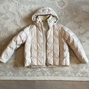 Ienki ienki cream puffer jacket size xs